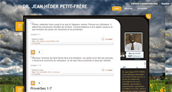 Desktop Screenshot of pasteur.jhpetitfrere.com